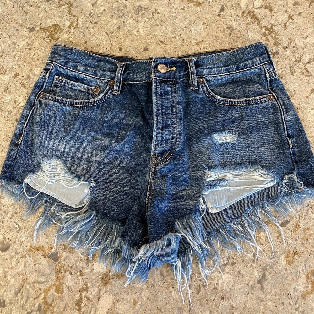 Free People Denim Shorts